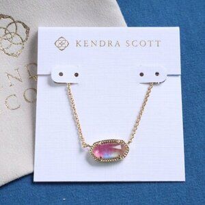 ✅Kendra Scott Elisa Necklace Watercolor Gold